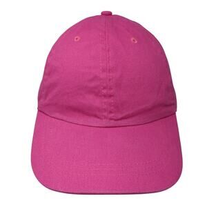 Joe Boxer Slideback Hat Solid Pink One Size Adjustable Outdoor Blank